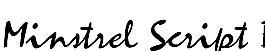 Minstrel Script Bold Font Download Free